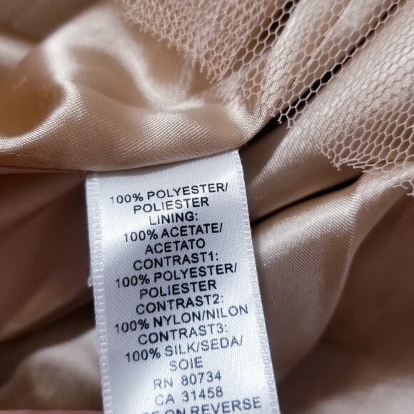 BCBGMaxAzria Black All Lace Strapless A-Line Dress - Picture 8 of 10